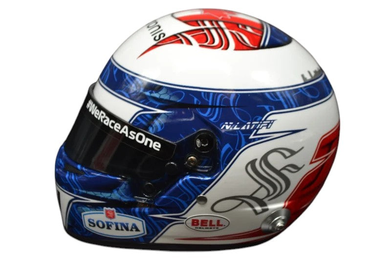 Nicolas Latifi 1:2 Scale Mini Replica Helmet - 2022 Williams Racing Edition