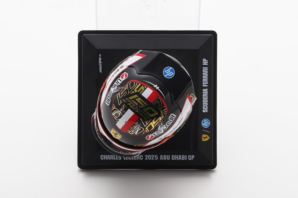Charles Leclerc Ferrari Abu Dhabi GP 2025 1:5 Mini Helmet