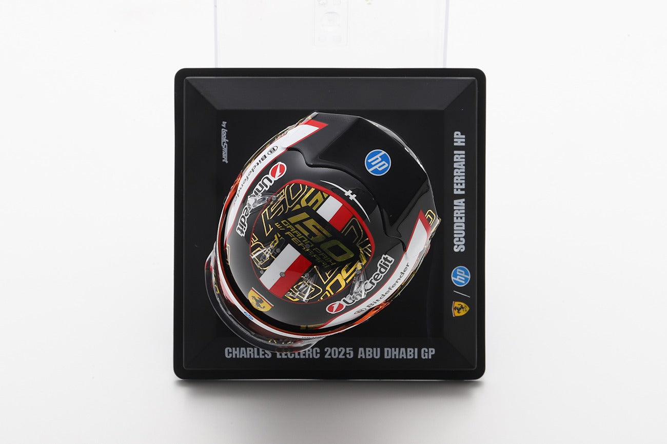 Charles Leclerc Ferrari Abu Dhabi GP 2025 1:5 Mini Helmet
