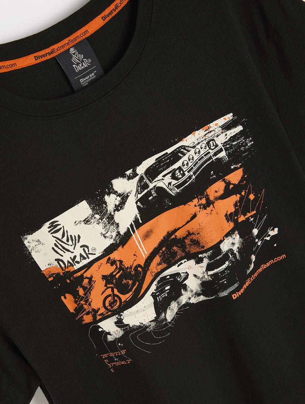 DKR Photo Design Racing T-Shirt 100% Cotton Motorsport Apparel
