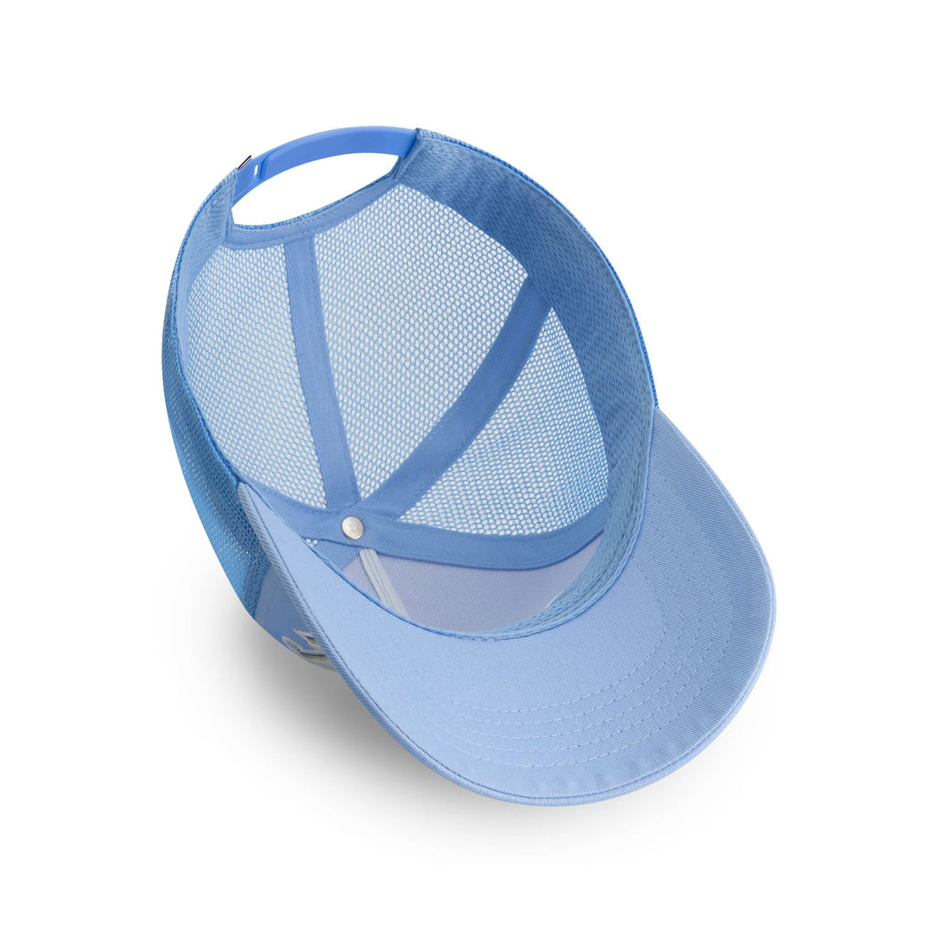 Formula 1 Legacy Trucker Cap Blue Snapback with Raised Logo