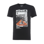 Ayrton Senna Monaco Formula 1 Circuit Men’s T-Shirt