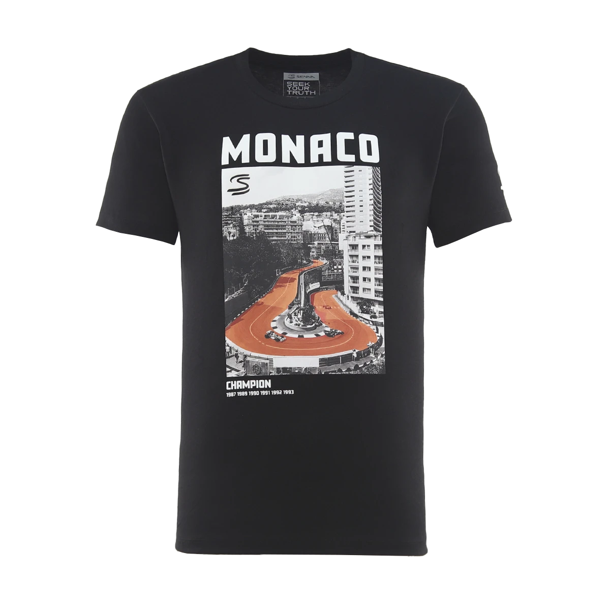 Ayrton Senna Monaco Formula 1 Circuit Men’s T-Shirt