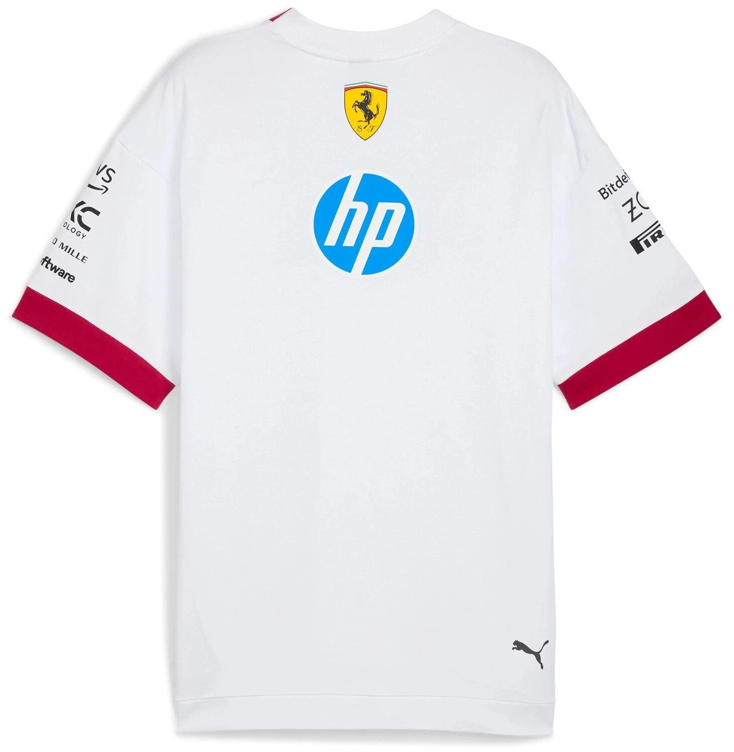 Scuderia Ferrari Drivers Oversized T-Shirt 2025 100% Cotton