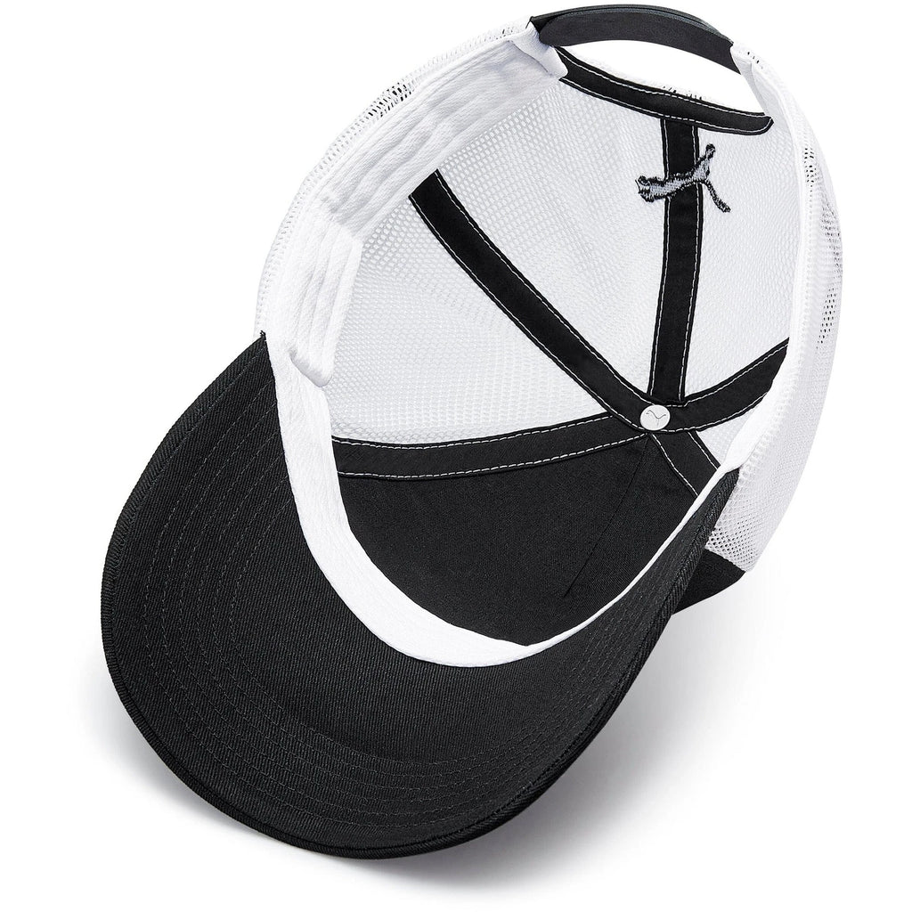 Scuderia Ferrari F1 2025 Italian Trucker Cap Black and White