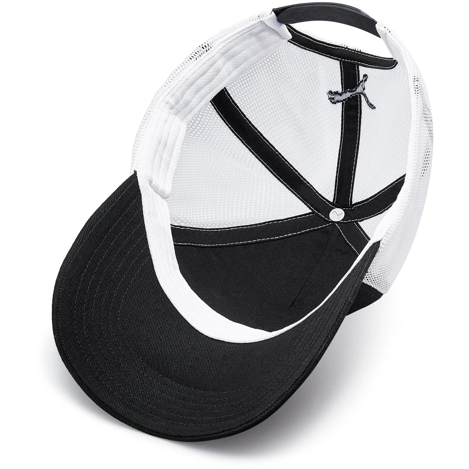 Scuderia Ferrari F1 2025 Italian Trucker Cap Black and White