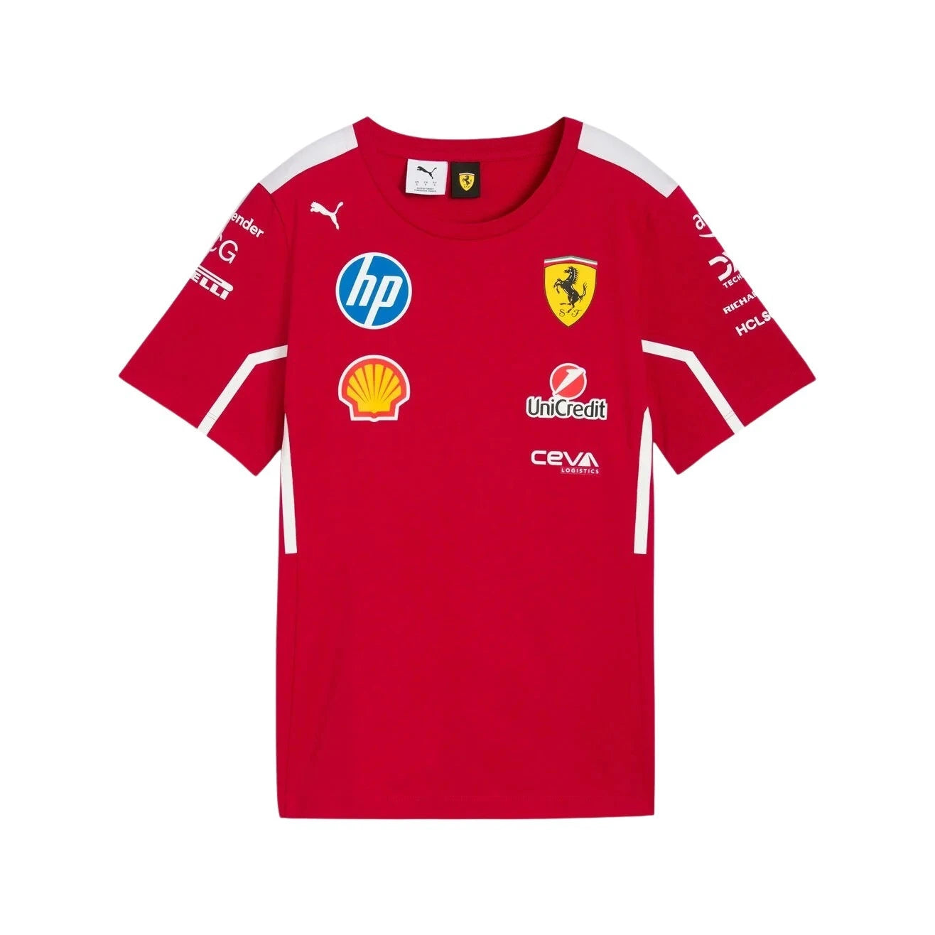 PUMA x Scuderia Ferrari 2025 Team T-Shirt F1 Official Motorsport Wear