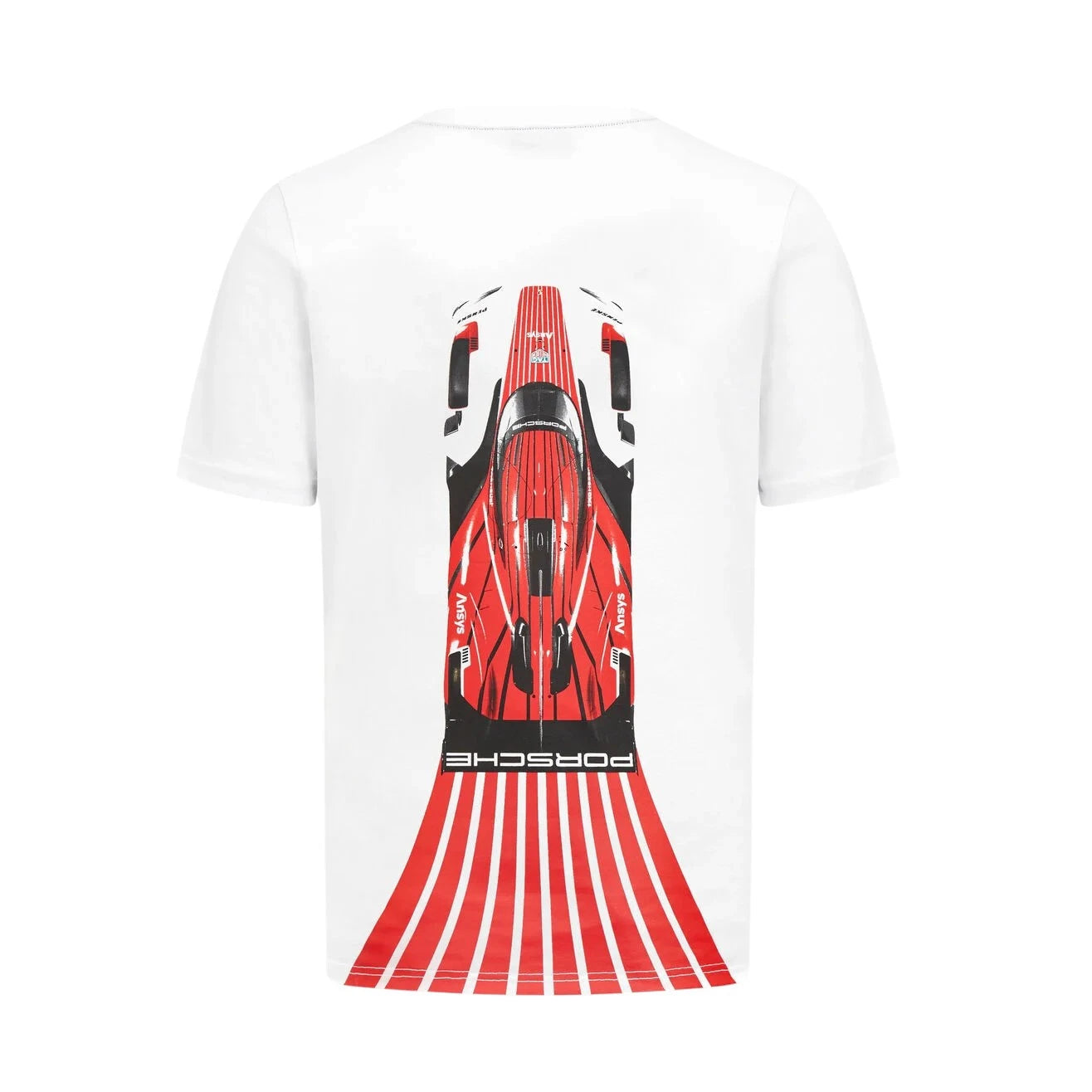 Porsche Penske Motorsport 963 Car Graphic T-Shirt White