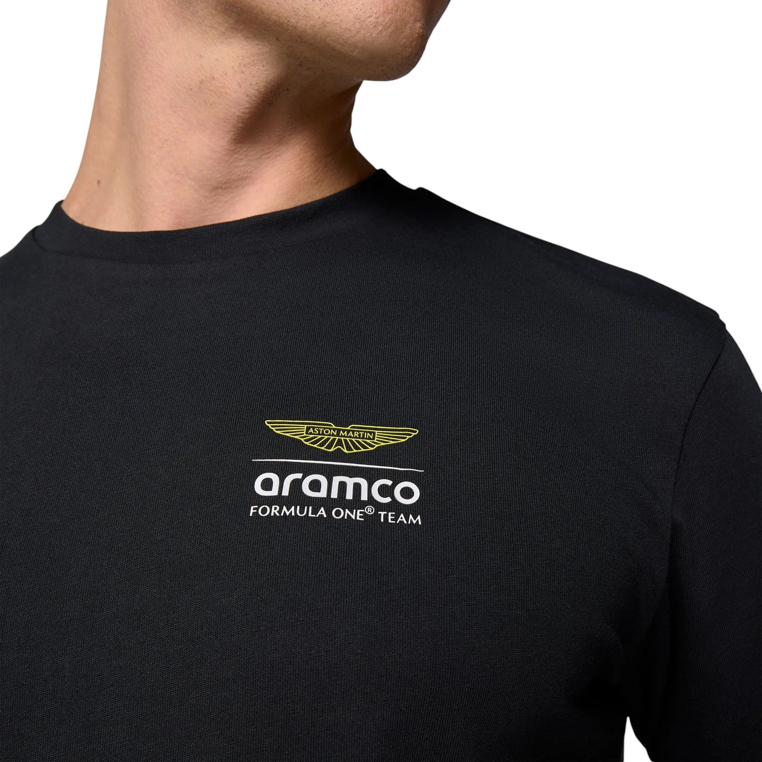 Aston Martin F1 Wireframe Graphic T-Shirt Black