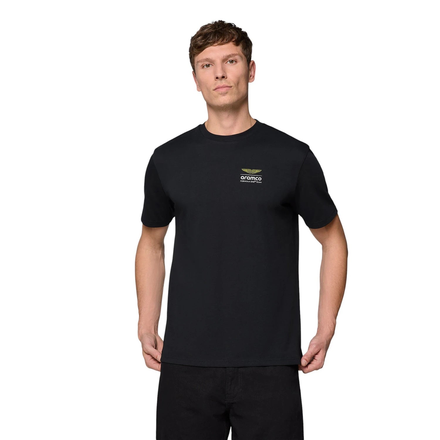 Aston Martin F1 Wireframe Graphic T-Shirt Black