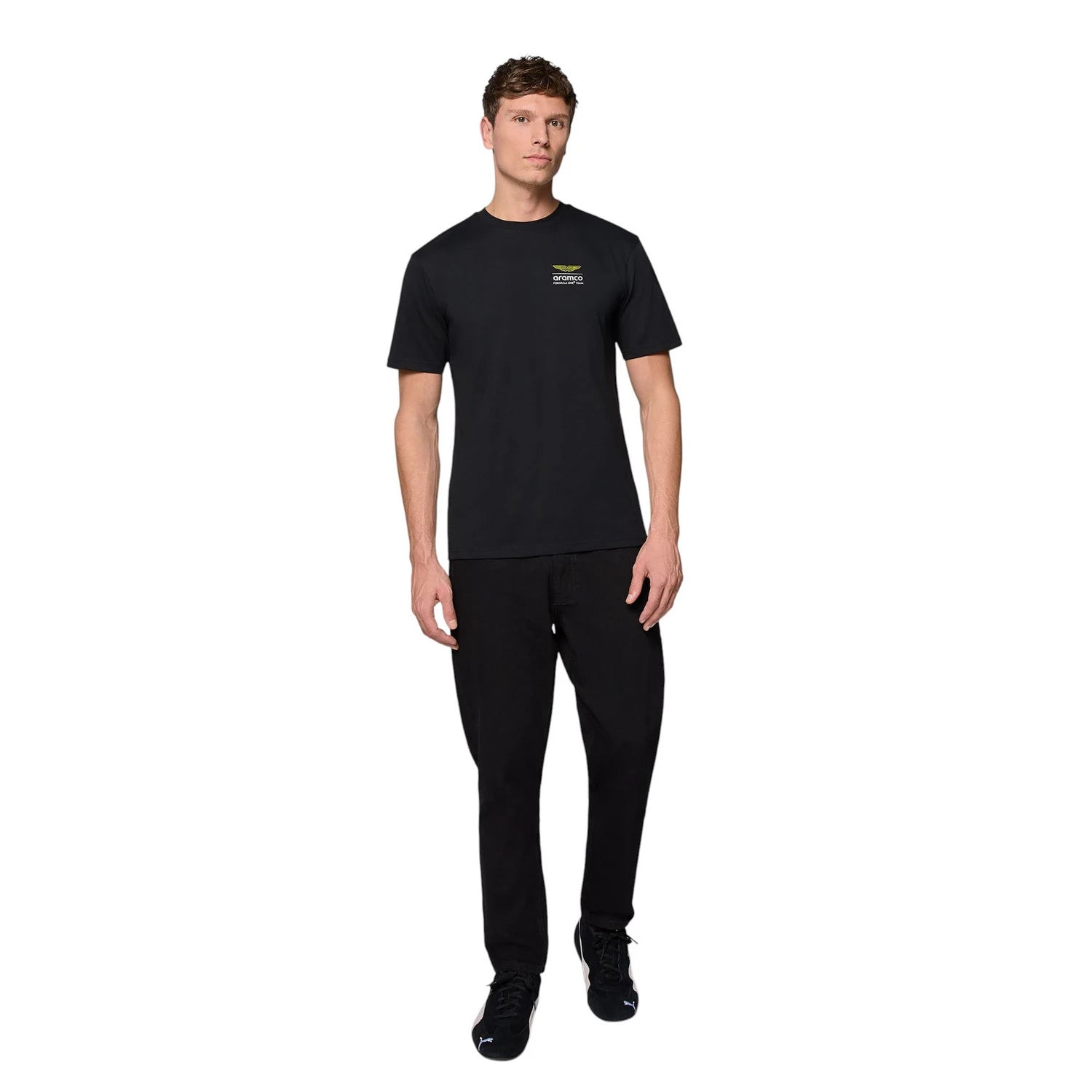 Aston Martin F1 Wireframe Graphic T-Shirt Black