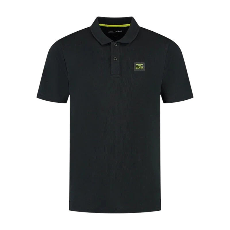 Aston Martin F1 Men’s Tech Waffle Polo Shirt