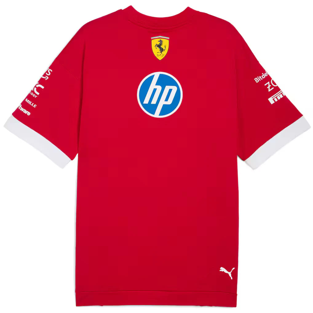 Scuderia Ferrari F1 Drivers Oversized Tee 2025 | Unisex Oversized | PUMA