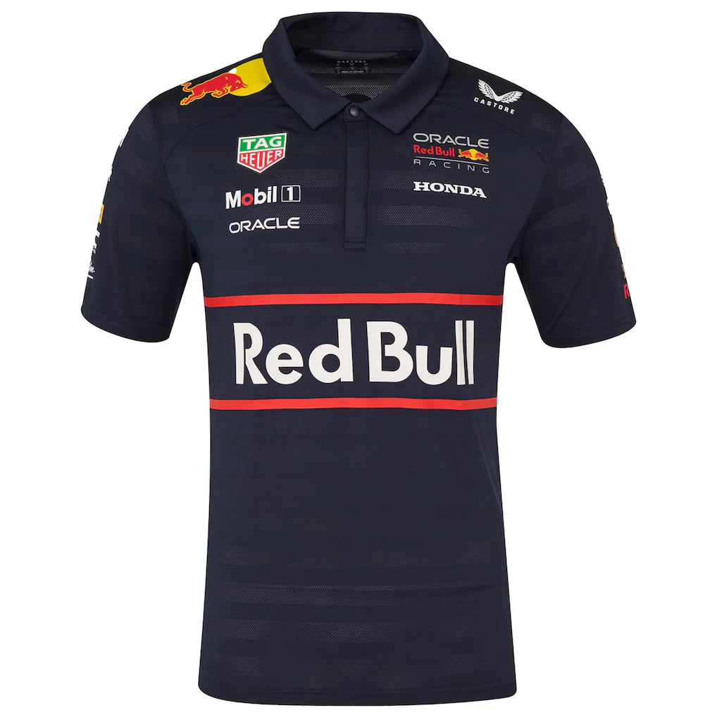 Oracle Red Bull Racing Men’s Verstappen 1 Short Sleeve Polo Shirt F1 Edition