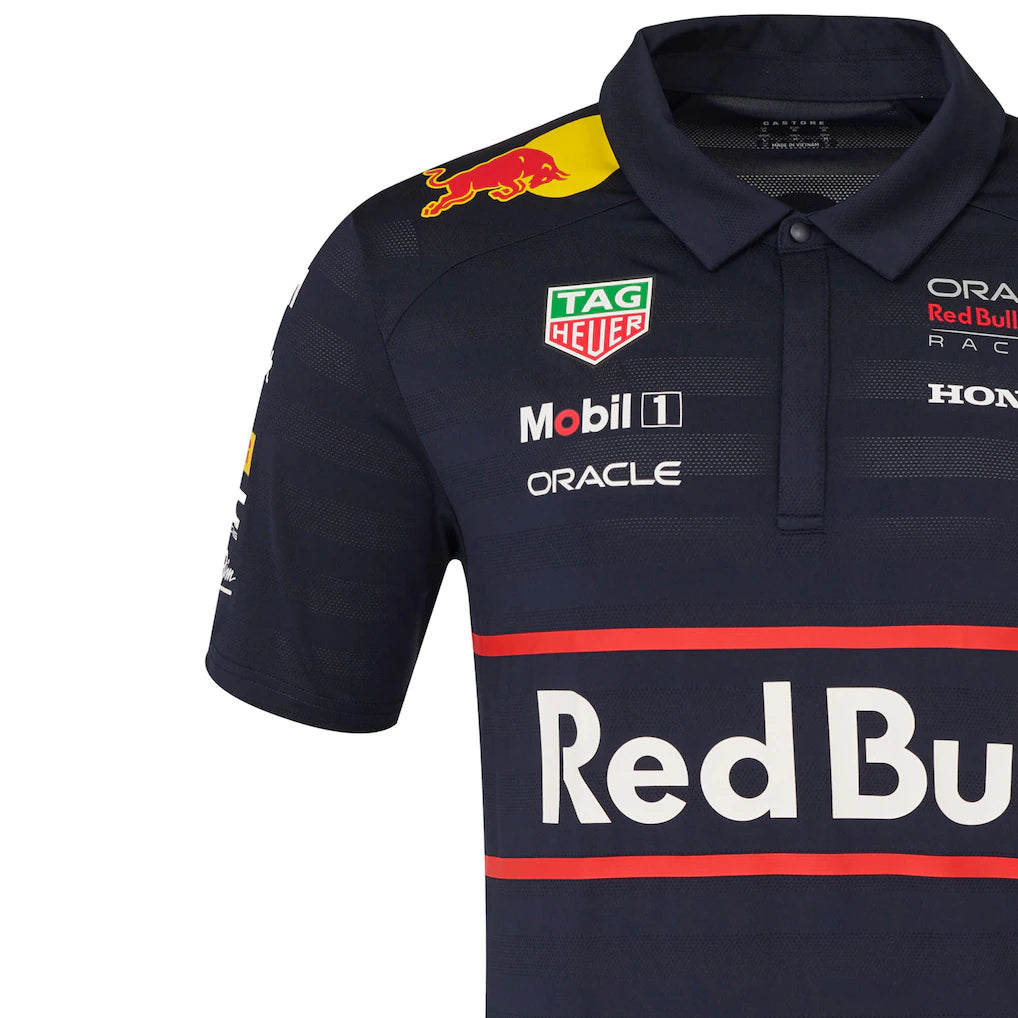 Oracle Red Bull Racing Men’s Verstappen 1 Short Sleeve Polo Shirt F1 Edition