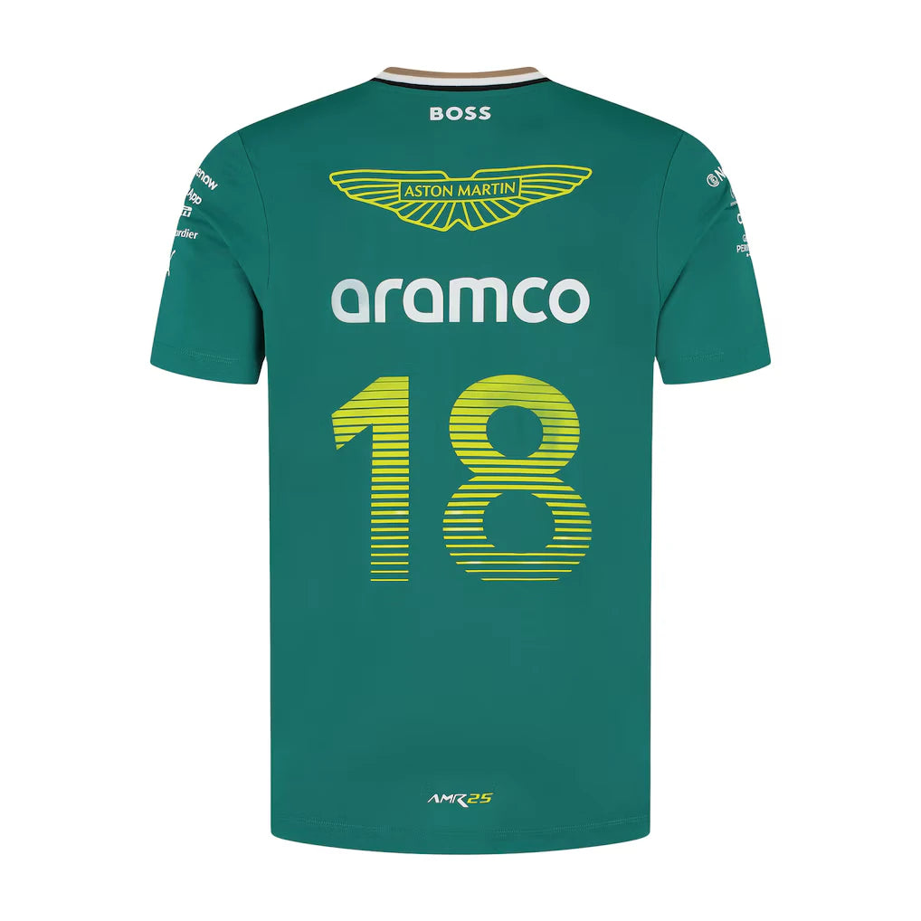 Aston Martin Aramco Formula 1 Men’s Lance Stroll Team T-Shirt 2025
