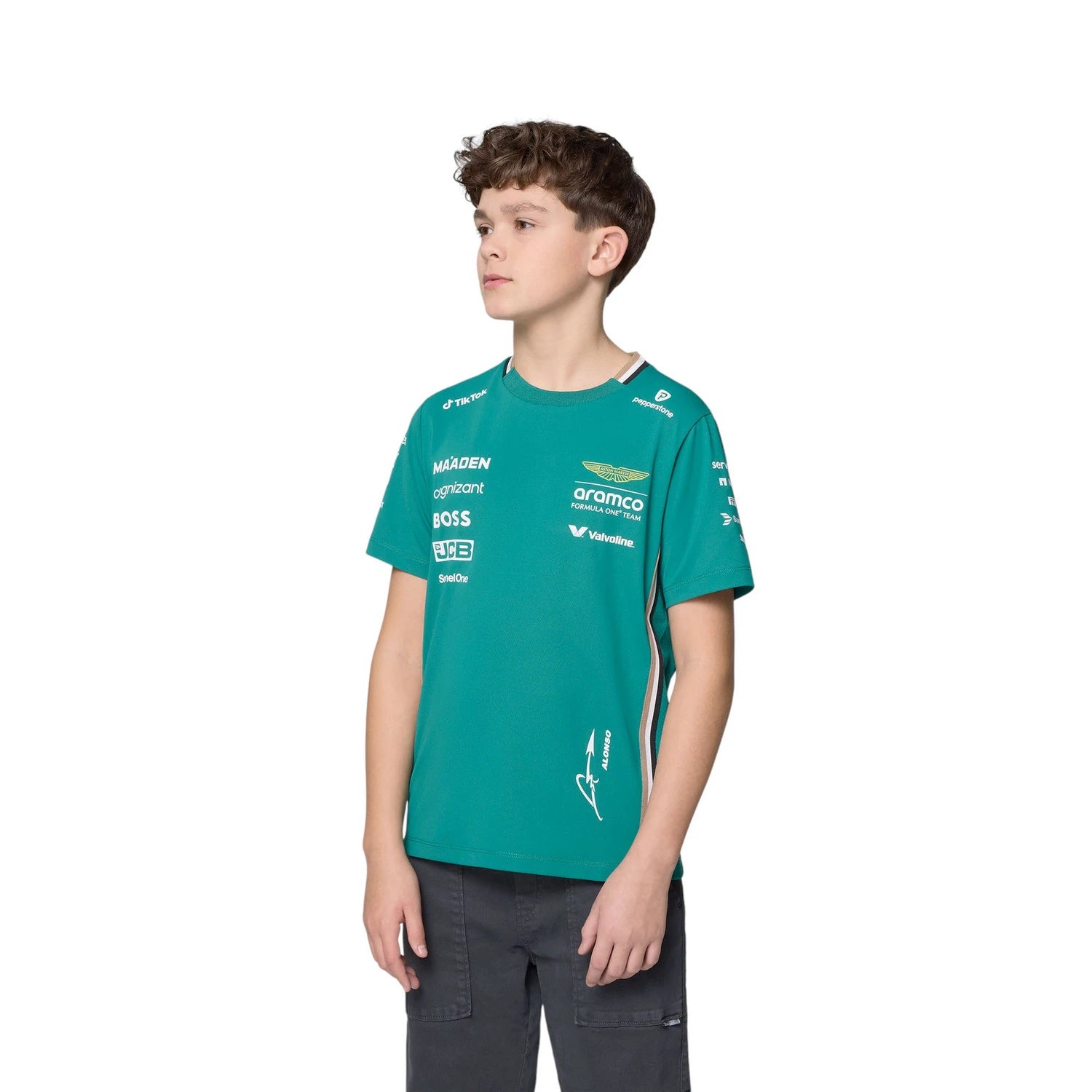 Aston Martin Aramco F1 Kids Fernando Alonso Team Tee 2025 | PUMA
