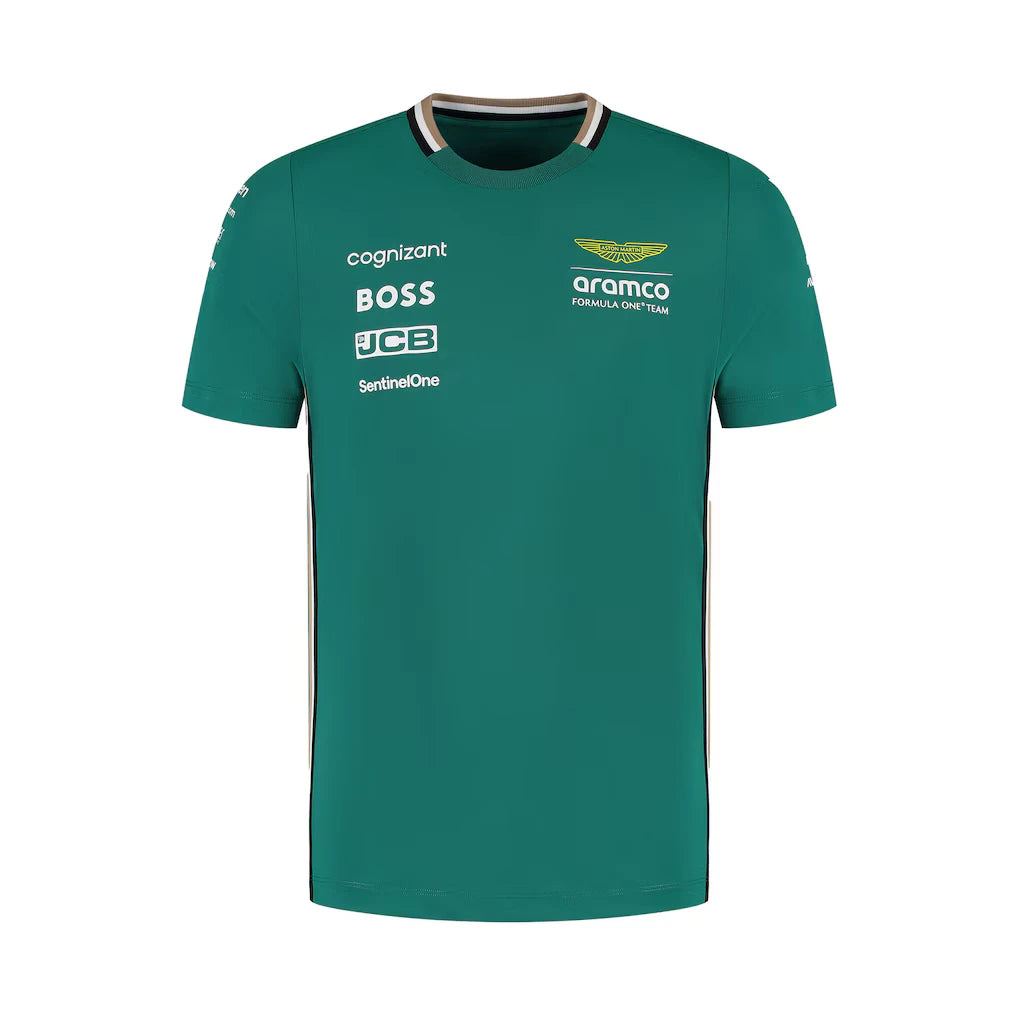 Aston Martin Aramco Formula One Team Kids T-Shirt Official F1 Teamwear