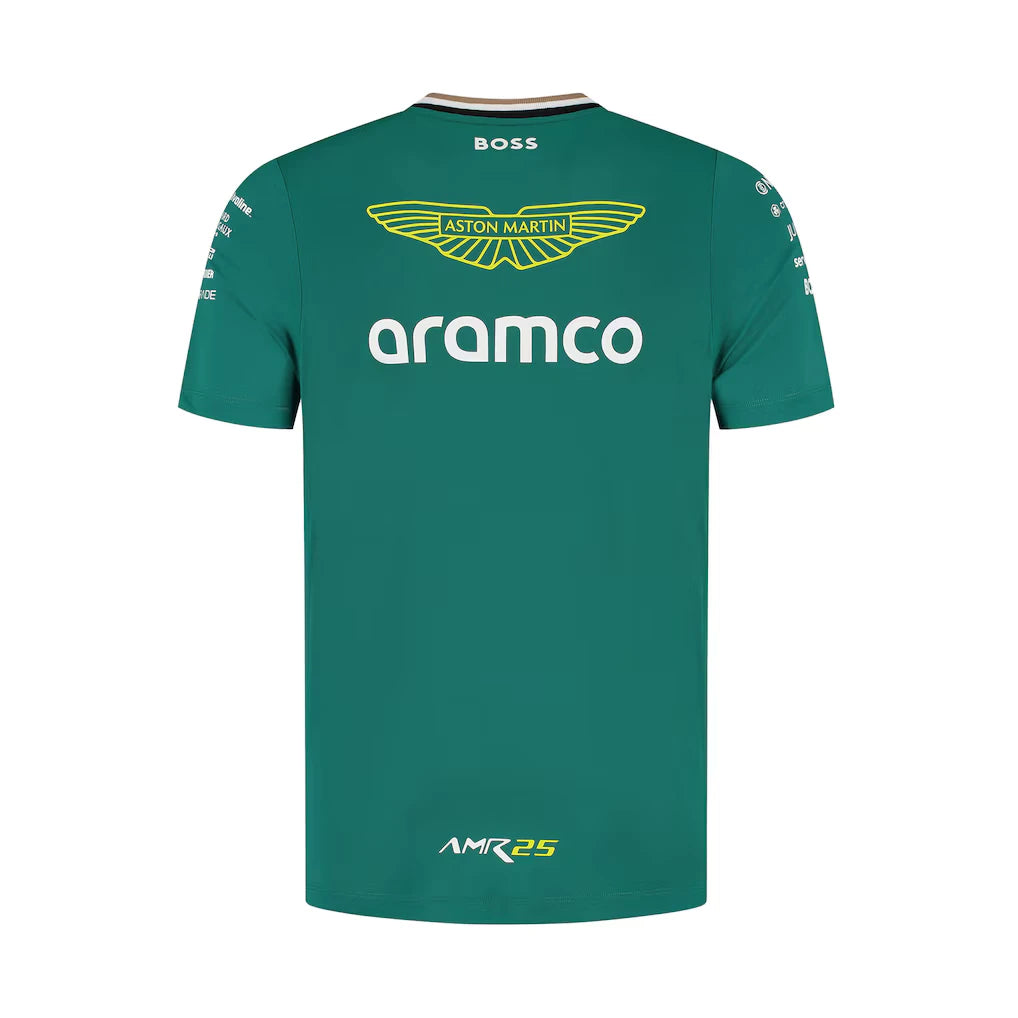 Aston Martin Aramco Formula One Team Kids T-Shirt Official F1 Teamwear