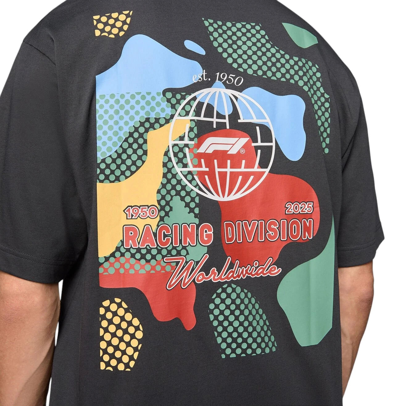 Formula 1 FW Camo Graphic Oversized T-Shirt Black