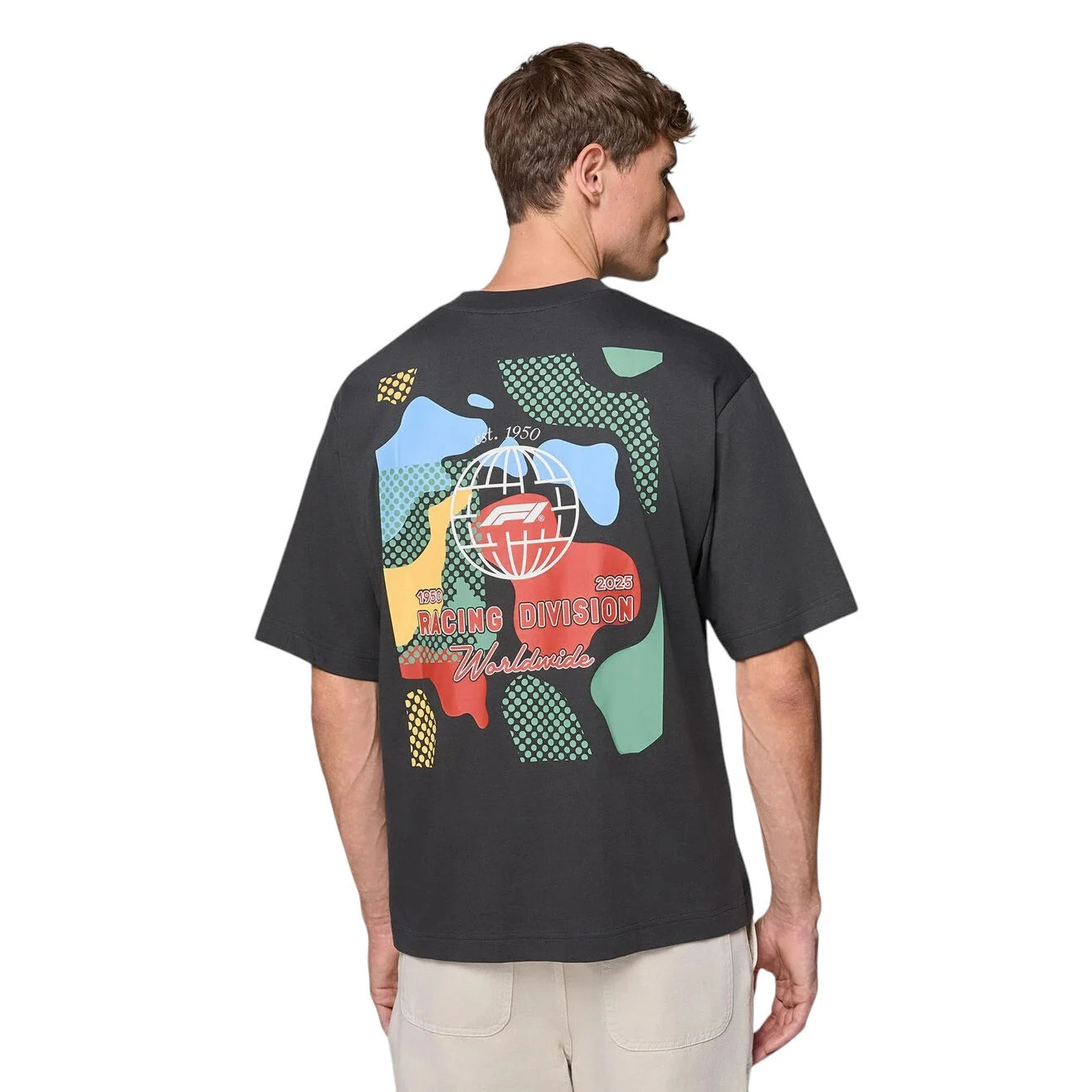 Formula 1 FW Camo Graphic Oversized T-Shirt Black