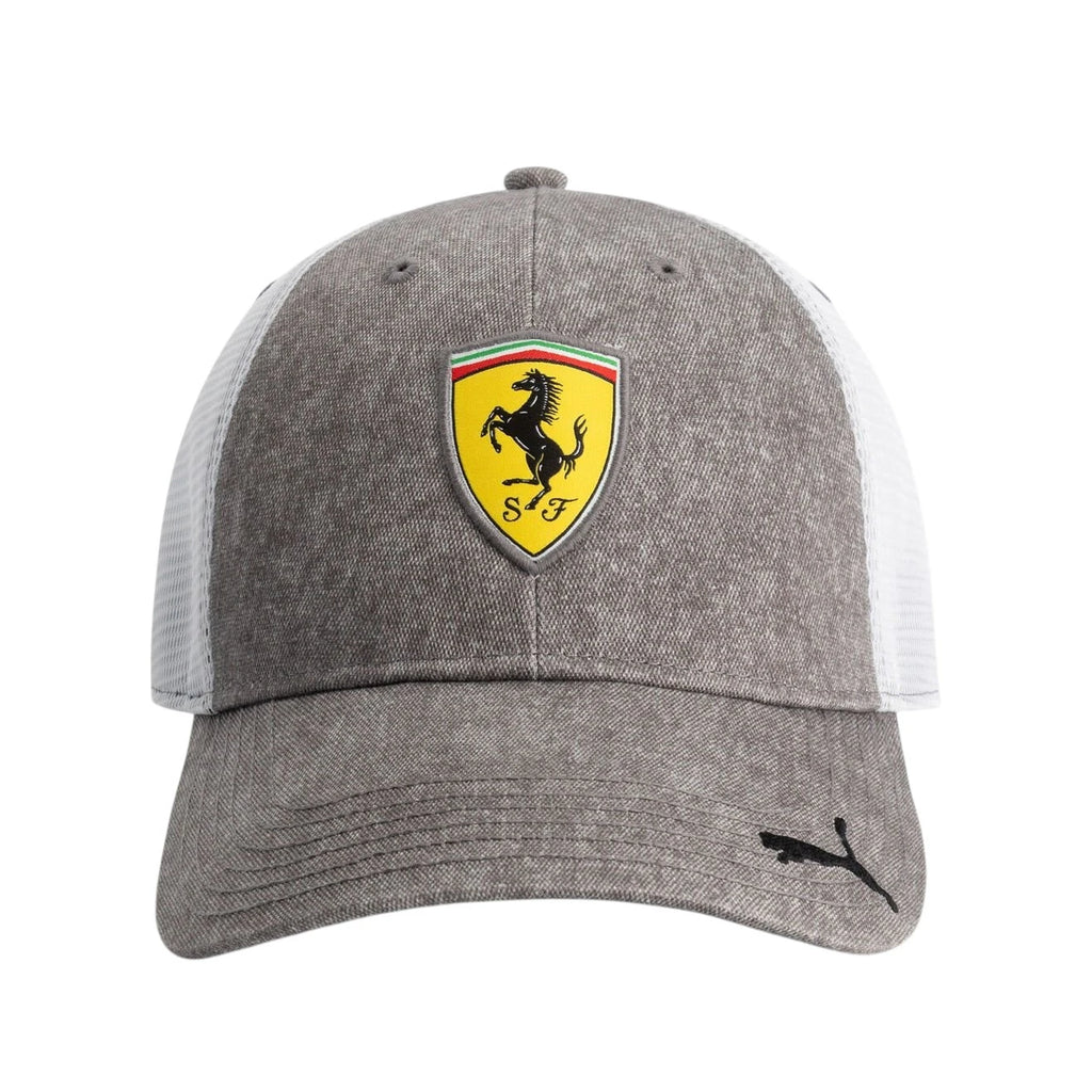 Scuderia Ferrari F1 2025 Italian Trucker Cap Gray
