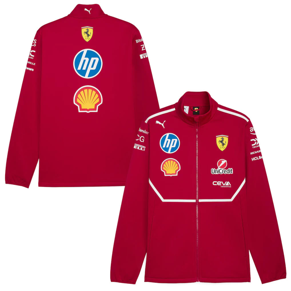 PUMA x Scuderia Ferrari 2025 RP Team Softshell Jacket F1 Official Wear