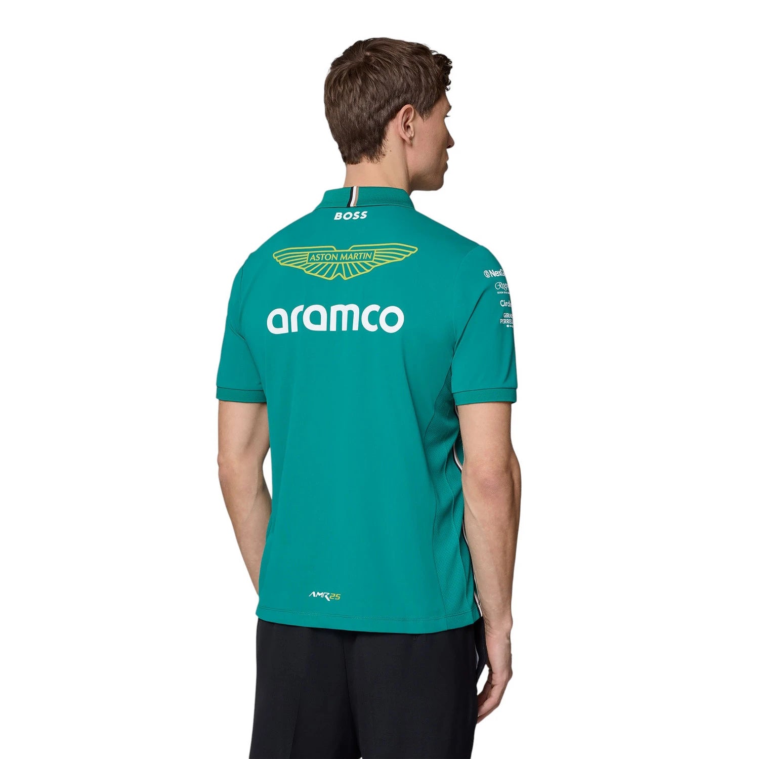 Aston Martin Aramco Formula 1 Men’s Team Polo Shirt 2025