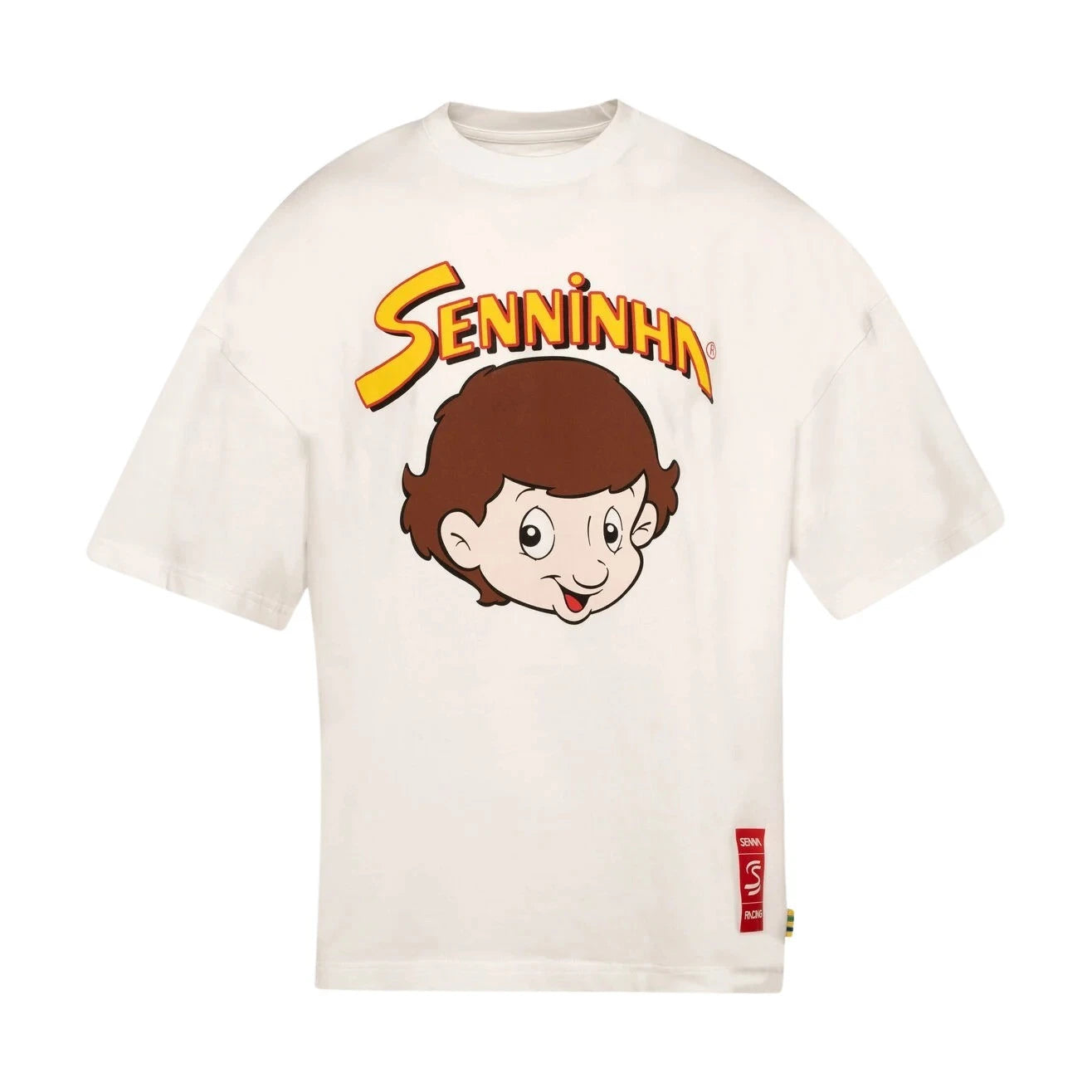 Ayrton Senna Senninha Oversized T-Shirt Heavyweight Cotton Motorsport Wear