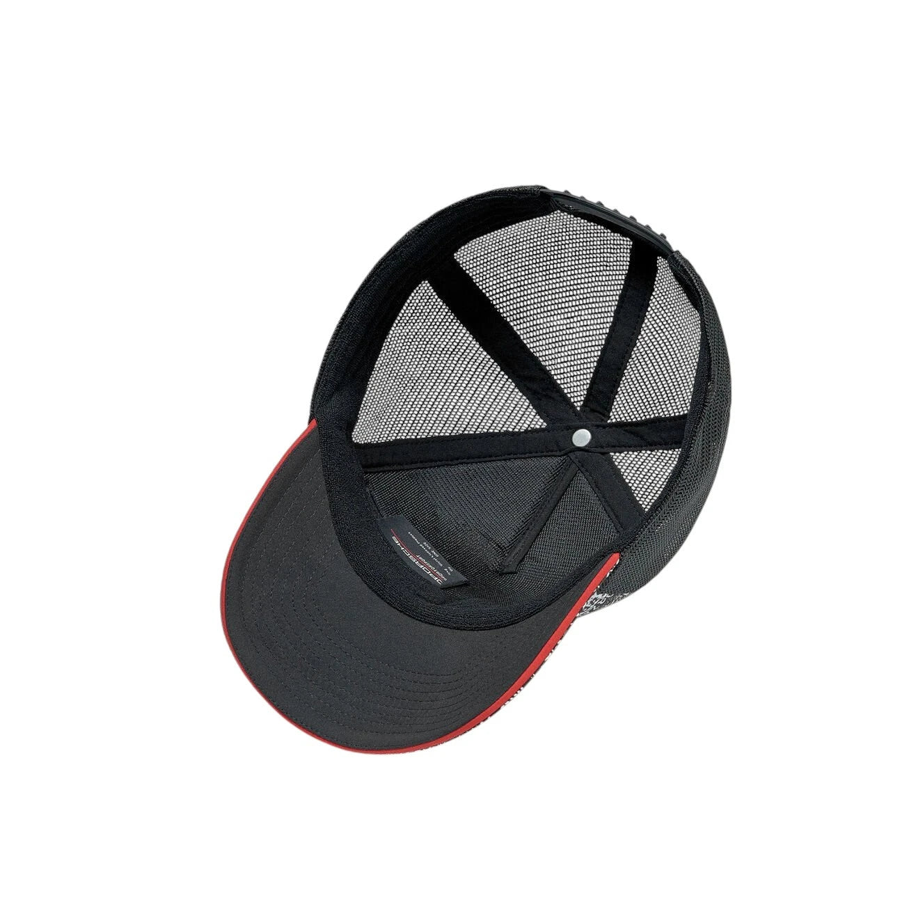 PORSCHE FW QUOTED AOP TRUCKER CAP