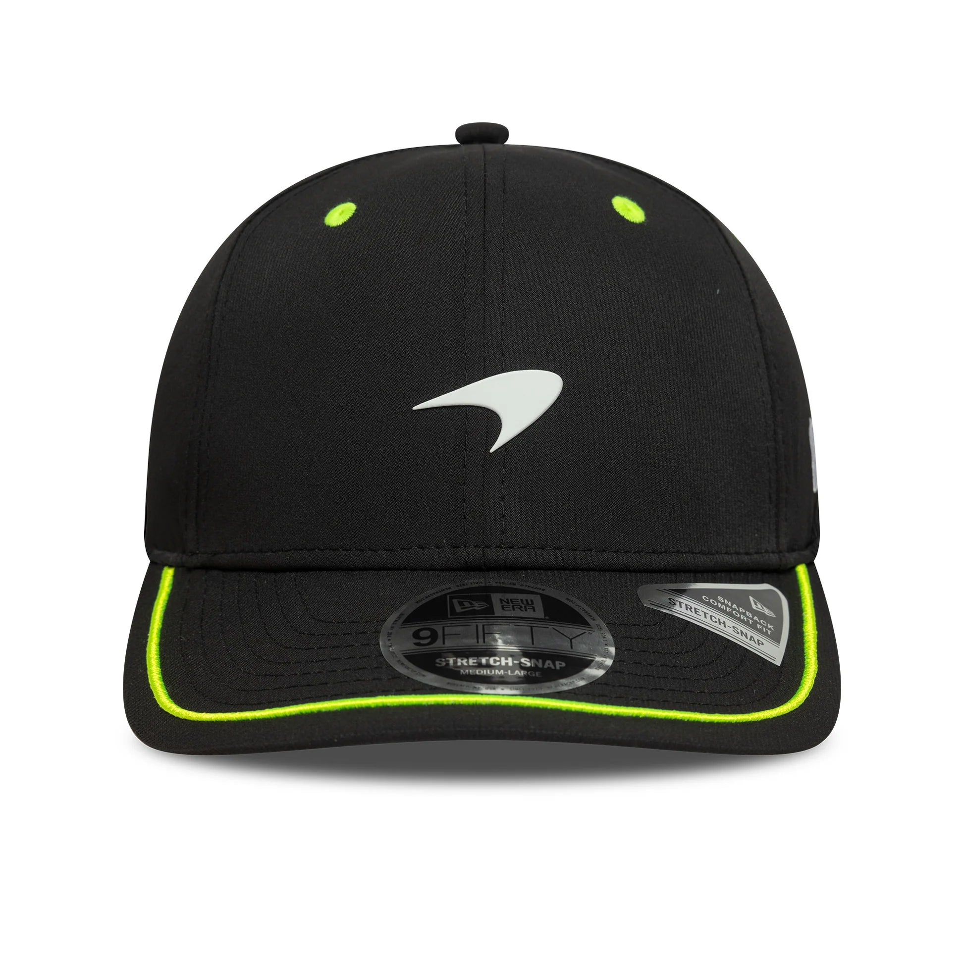 New Era McLaren Formula 1 Black 9FIFTY Stretch Snapback Cap