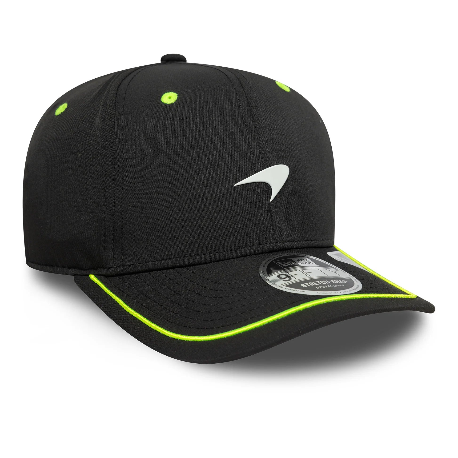 New Era McLaren Formula 1 Black 9FIFTY Stretch Snapback Cap