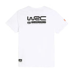 تيشيرت WRC رالي أوفرسايز أبيض 