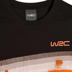WRC Rally T-Shirt Black with Orange Trim