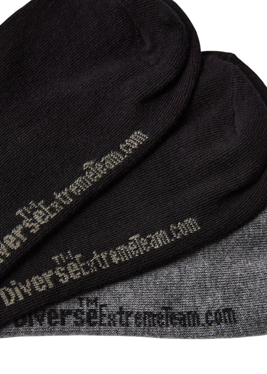 DKR ATHLAN Racing-Inspired Cotton Socks 3-Pack Everyday Comfort Fit