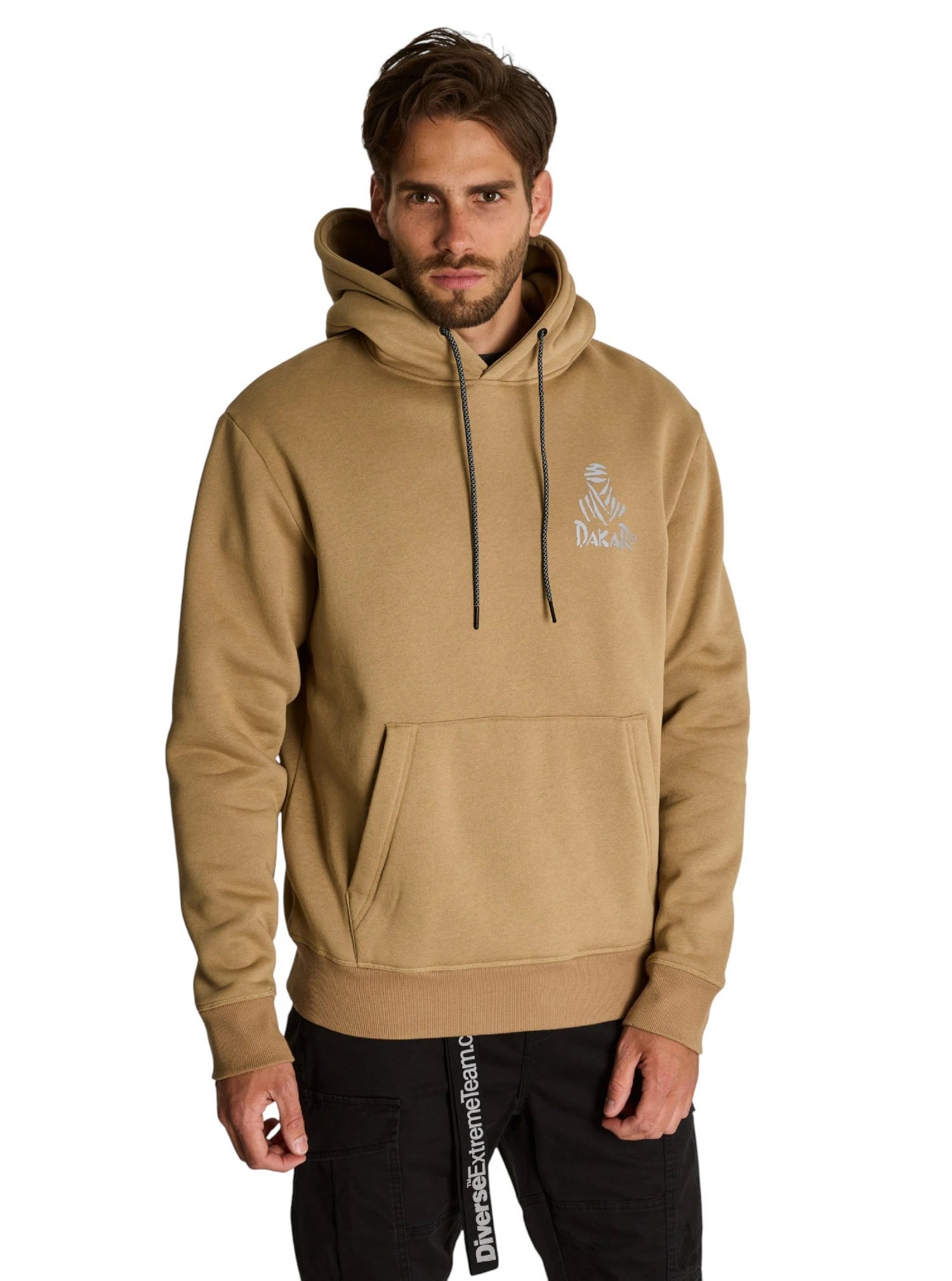 DKR H25 Beige Motorsport Sweatshirt Dakar Inspired Casual Pullover