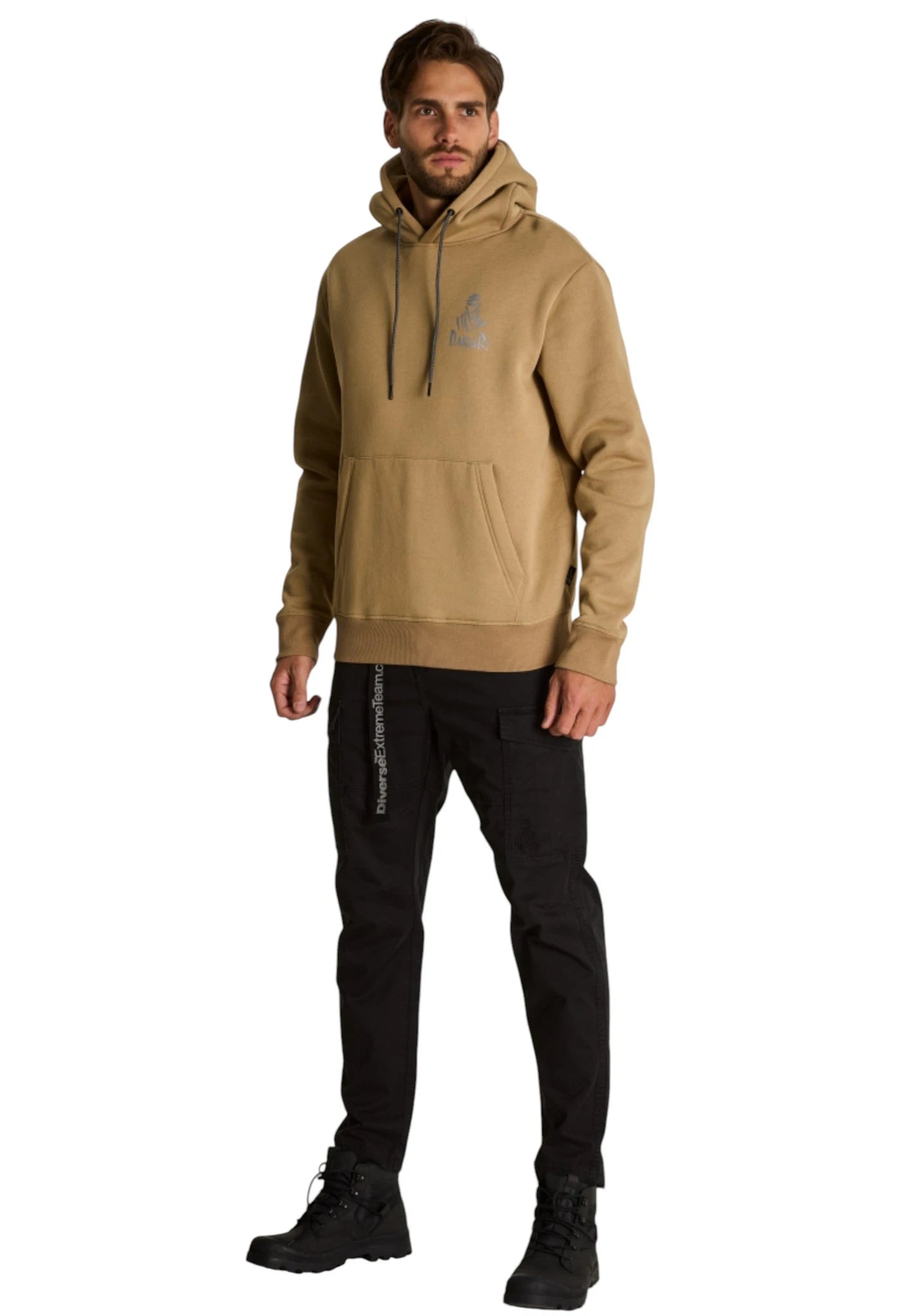 DKR H25 Beige Motorsport Sweatshirt Dakar Inspired Casual Pullover