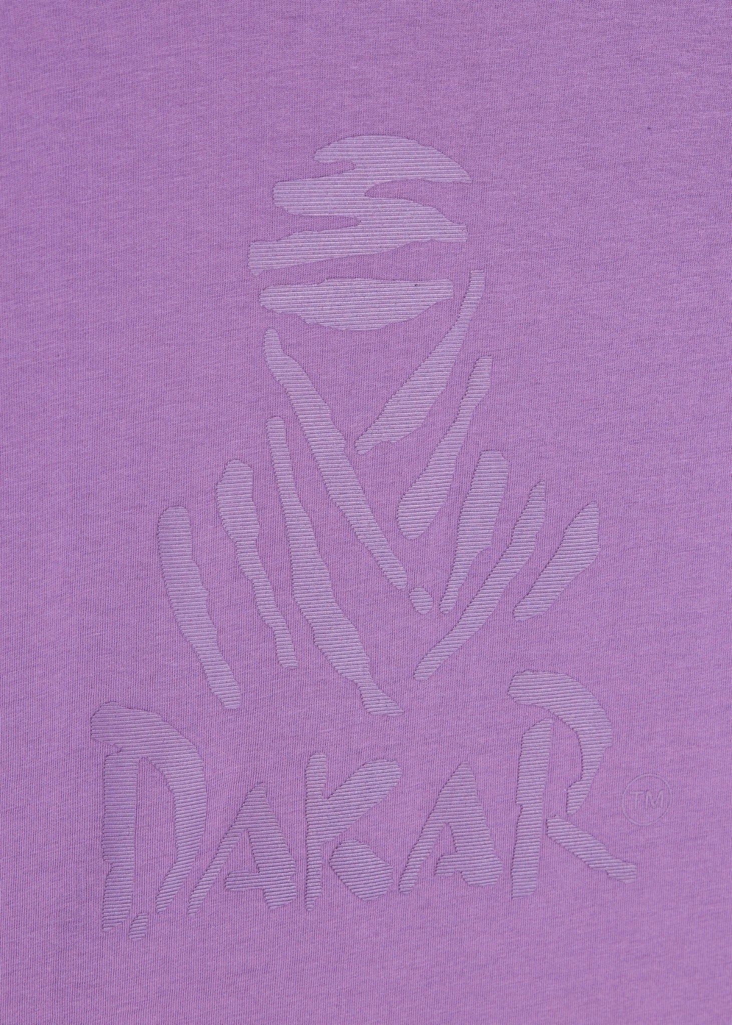 DKR Dakar Violet T-Shirt Inspired by Racing Lifestyle and Speed Culture