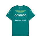 Official Aramco Aston Martin F1 Kids Teamwear Graphic T-Shirt