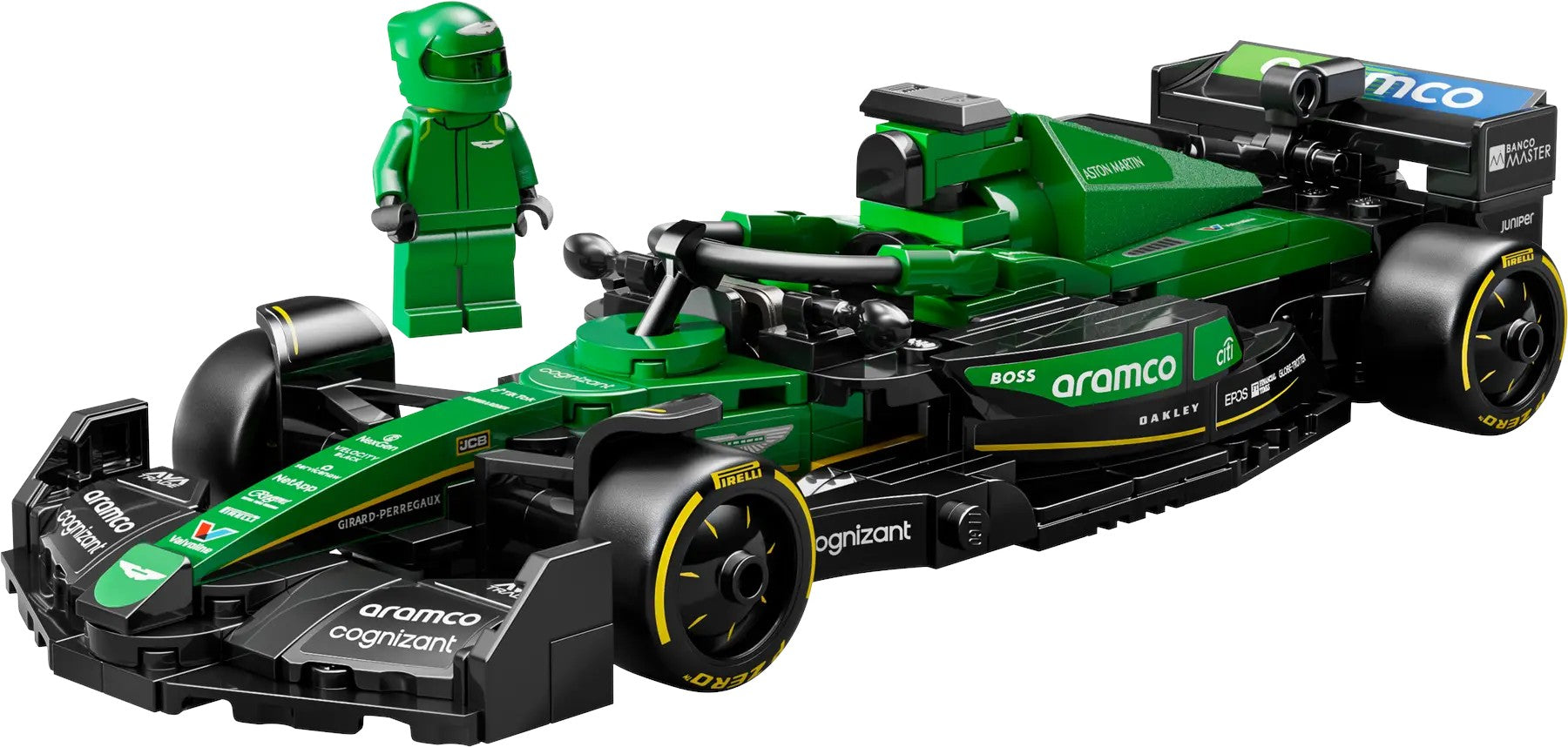 LEGO Aston Martin Aramco F1 AMR24 Race Car