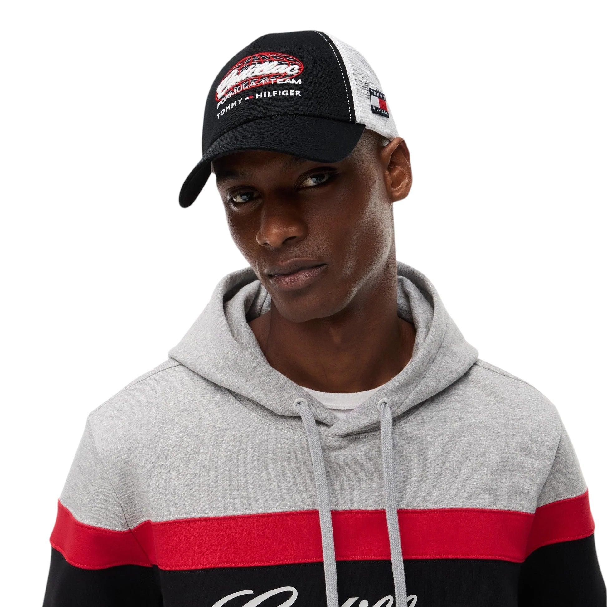 Tommy Hilfiger x Cadillac F1 Team RWB Black & Optic White Adult Cap