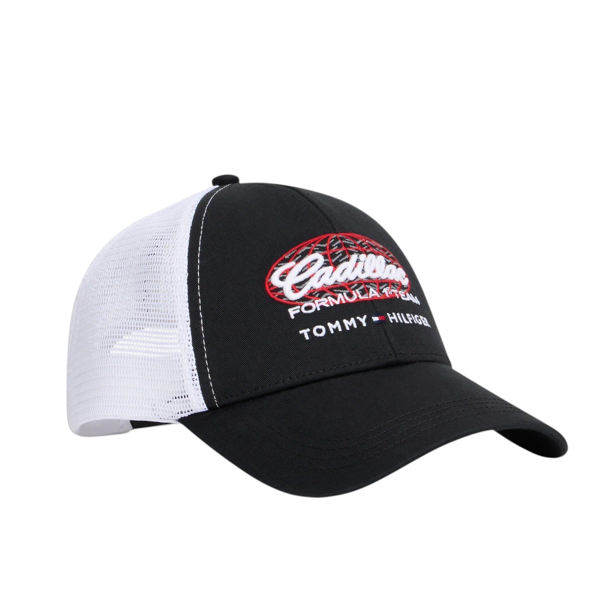 Tommy Hilfiger x Cadillac F1 Team RWB Black & Optic White Adult Cap