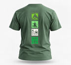 National Day 96 Loose fit Tee in Forest Green - back