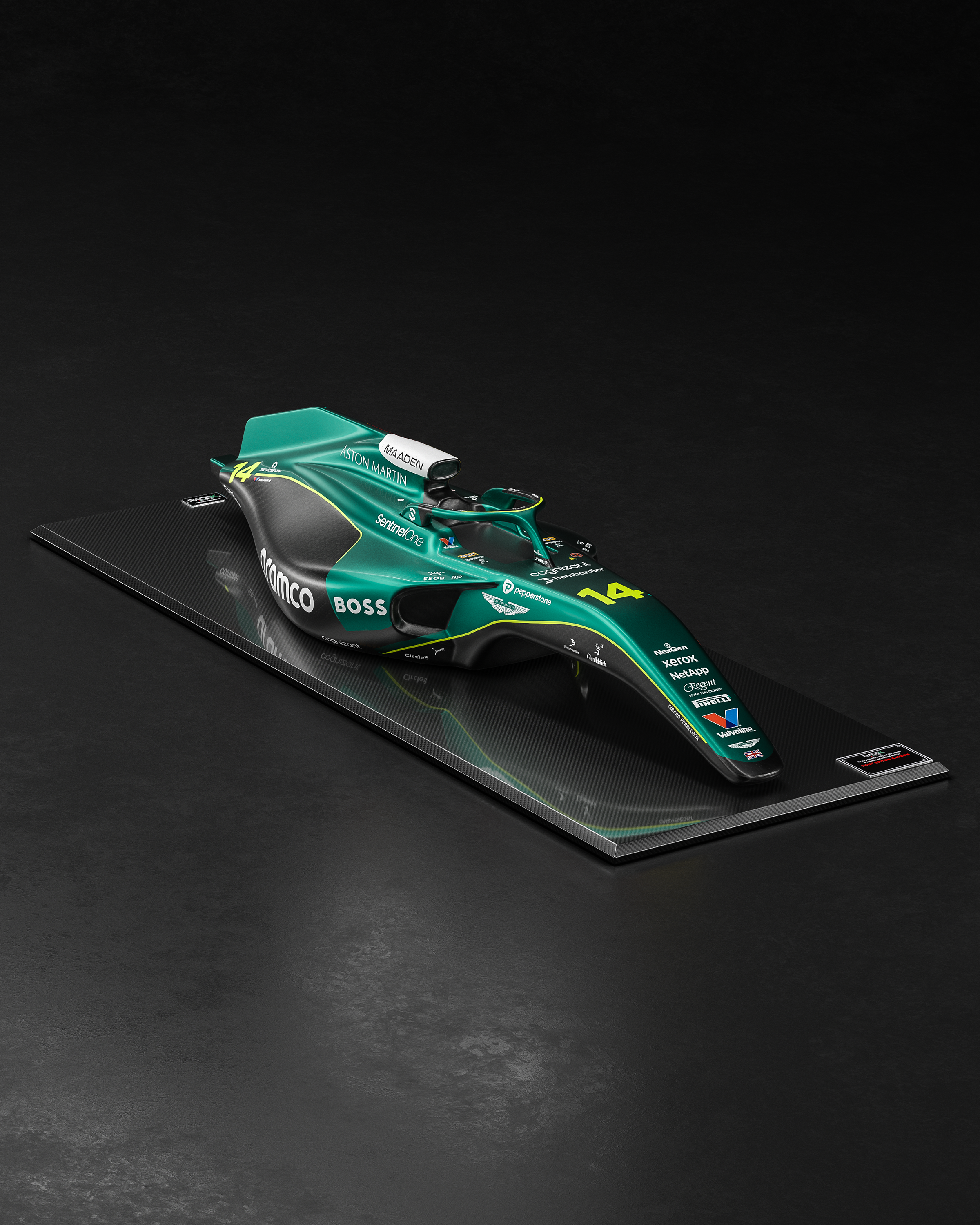 Formula 1 Framed Chassis Replica – Carbon Series Motorsport Wall Art