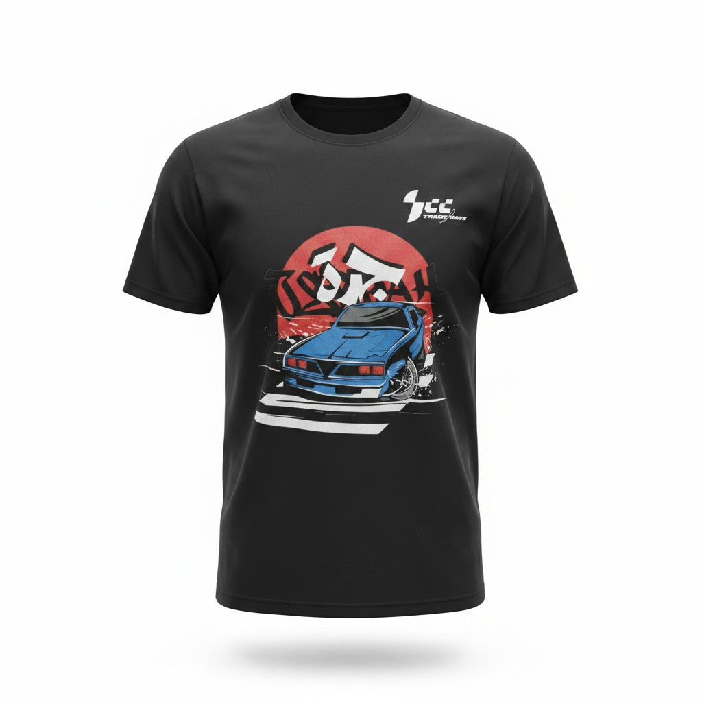 JCC Black Car Design T-Shirt