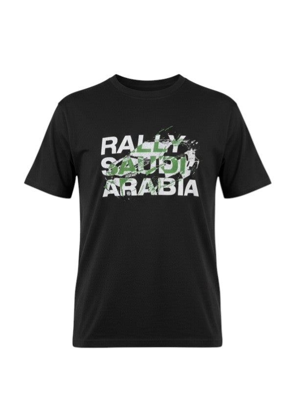 Rally Saudi Arabia Graphic T-Shirt - Black