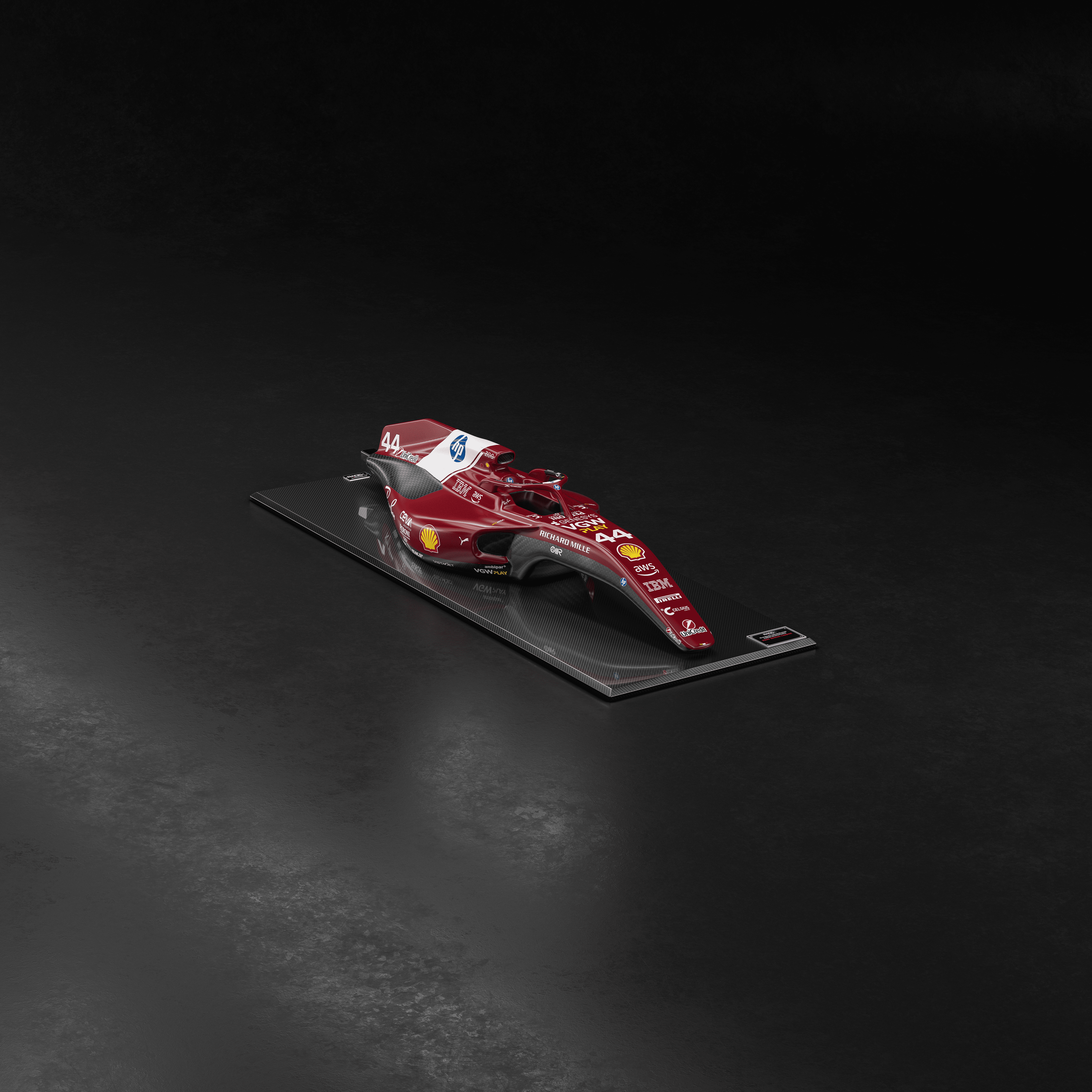 Formula 1 Framed Chassis Replica – Carbon Series Motorsport Wall Art