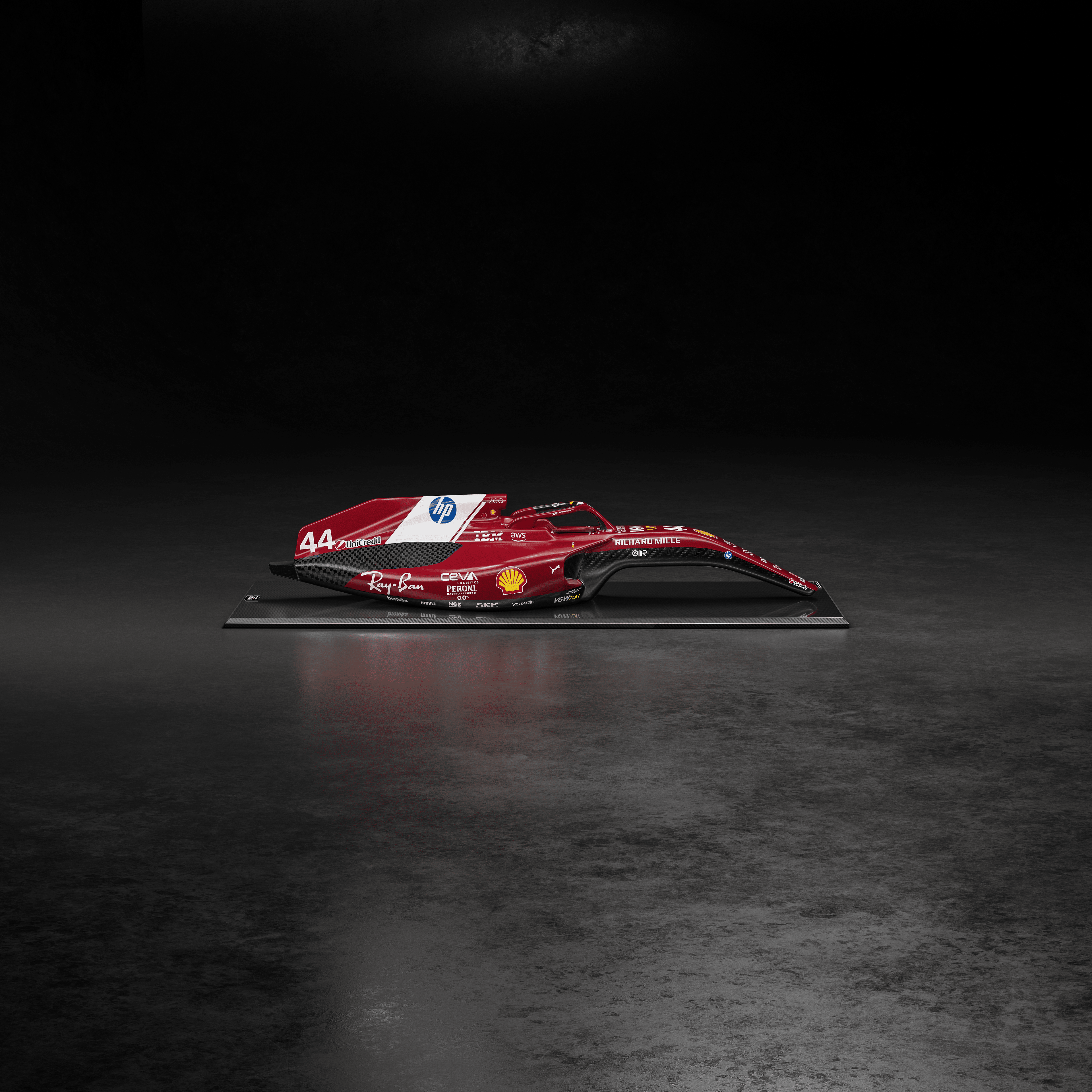 Formula 1 Framed Chassis Replica – Carbon Series Motorsport Wall Art