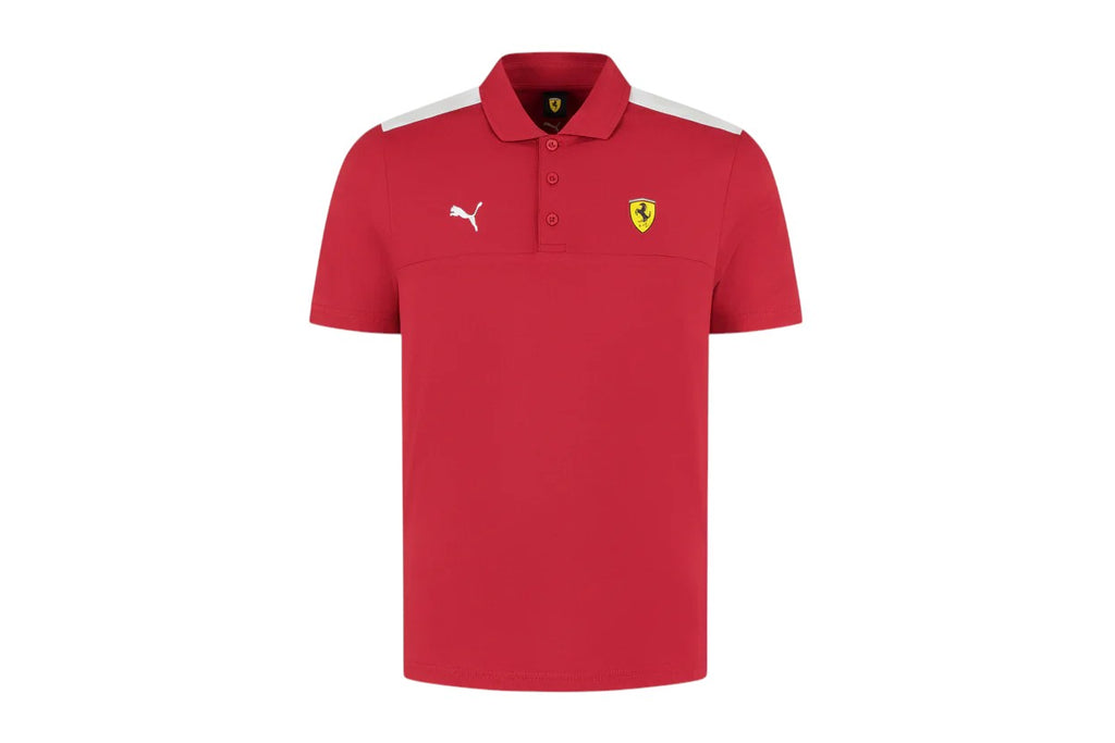 Ferrari Men's Formula 1 Dark Cherry Polo Shirt