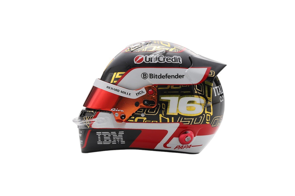 Charles Leclerc Ferrari Abu Dhabi GP 2025 1:5 Mini Helmet
